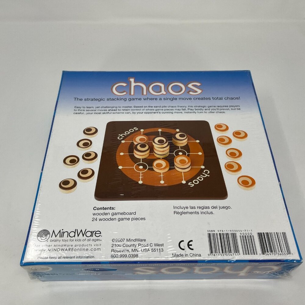 MindWare Chaos Strategic Stacking Game New 2 Players - Picture 3 of 6